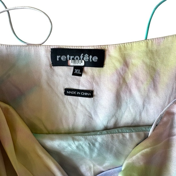Retrofit Marlene Dress in Multi Tie Dye. Size XL. - Picture 9 of 13
